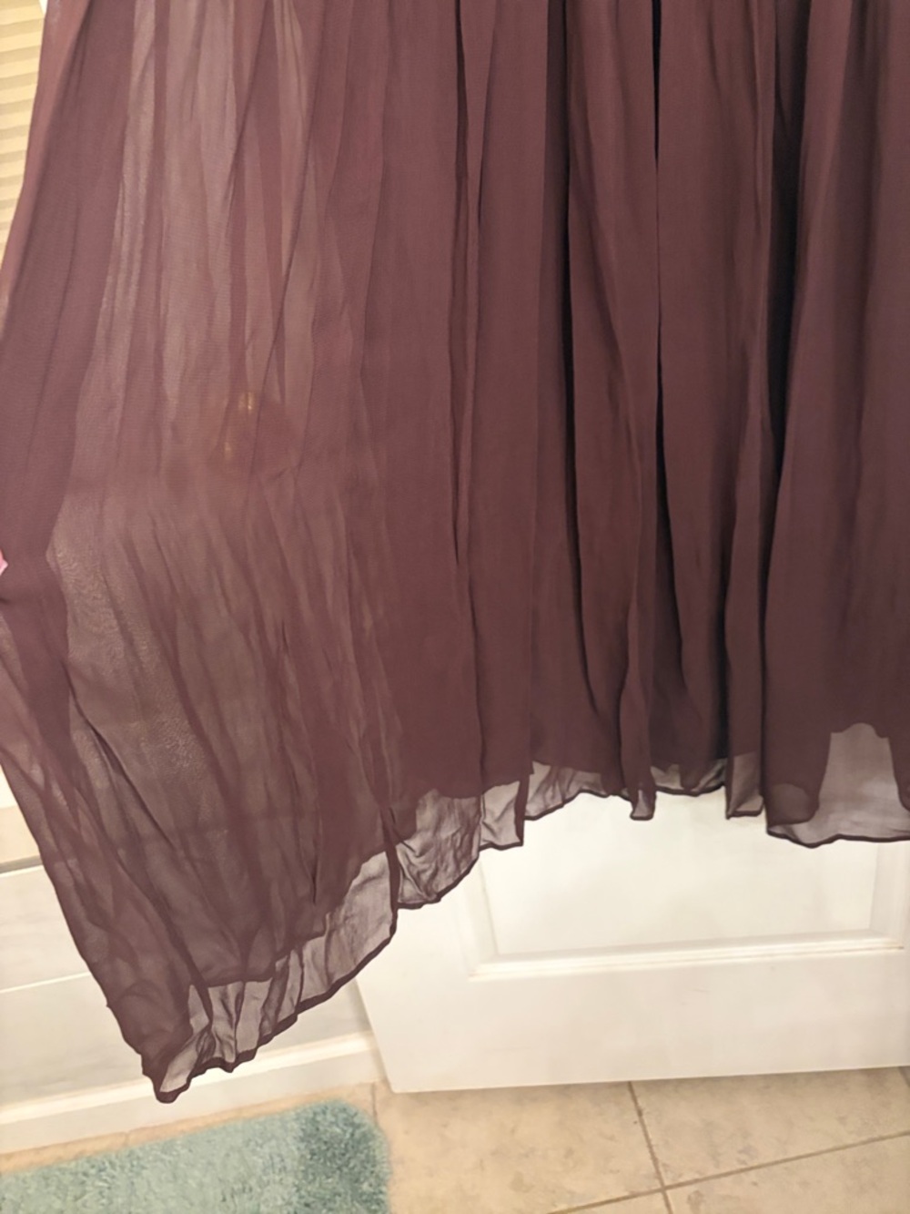 Ulla Popken Sleeveless V-Neck Maxi Dress in brown - Picture 3 of 8